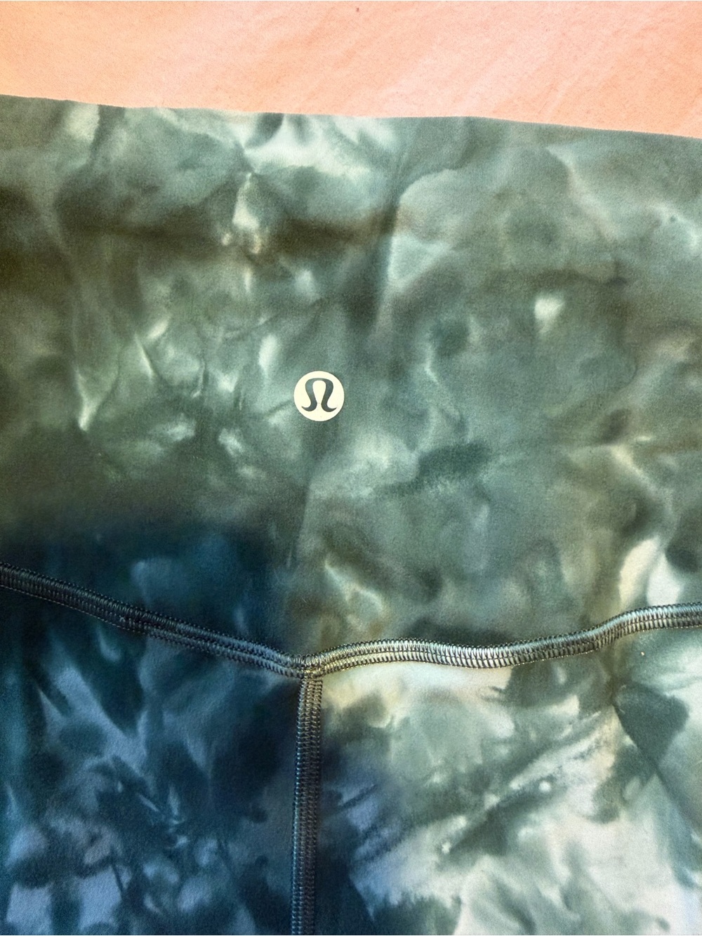 lululemon athletica Men's Tie-Dye Teal/Blue Skinny Jeans
